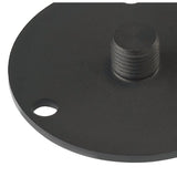 Sleek Black Aluminium Ground Plate by Santiago Sevillano Sebastia