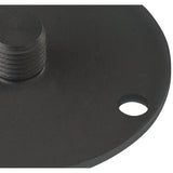 Sleek Black Aluminium Ground Plate by Santiago Sevillano Sebastia