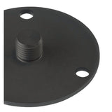 Sleek Black Aluminium Ground Plate by Santiago Sevillano Sebastia