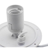 Modern White E27 Plate Wall Light with Integrated Switch