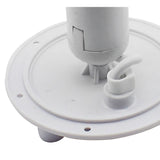 Modern White E27 Plate Wall Light with Integrated Switch