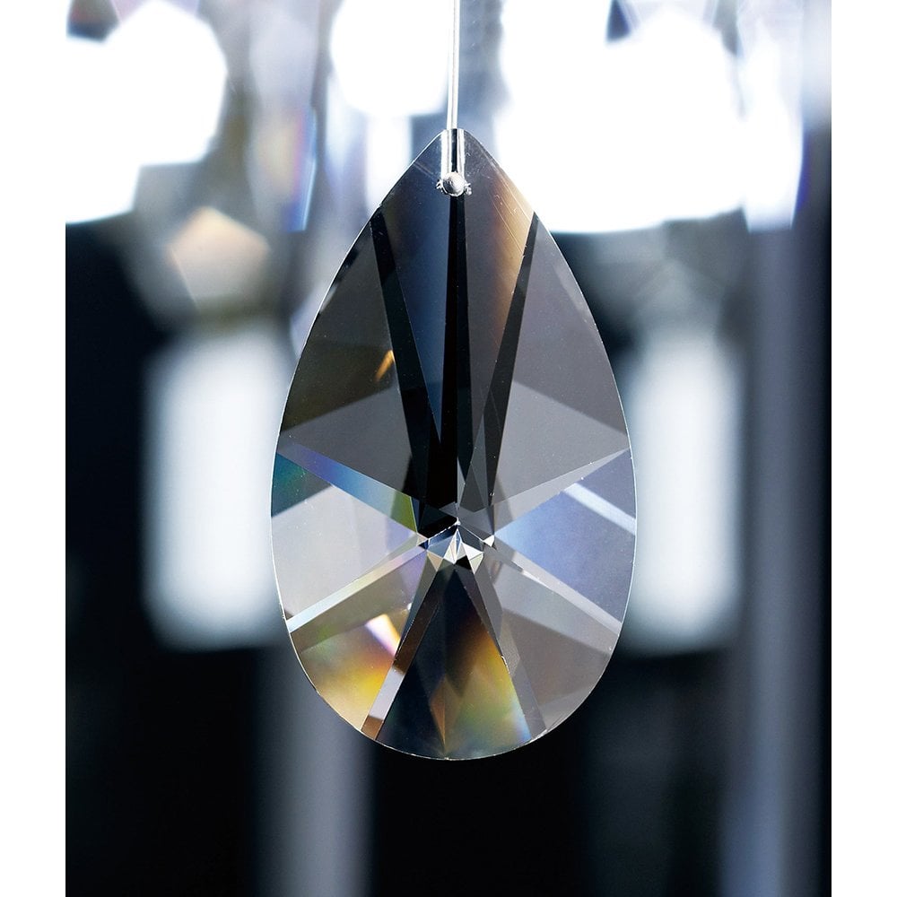 Clear Crystal Star Pendant without Ring – 38mm