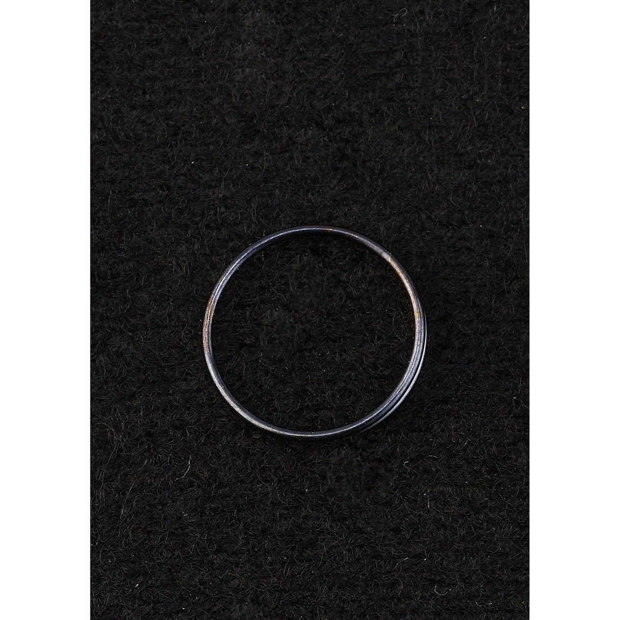 Black Chrome Crystal Connector Ring, 10mm