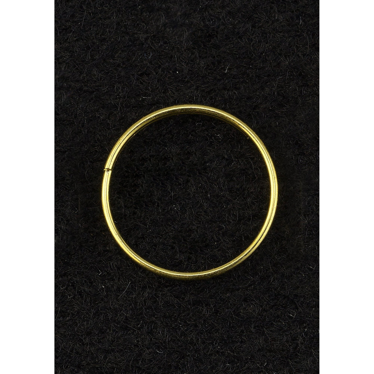 Gold Crystal Ring Link 12mm