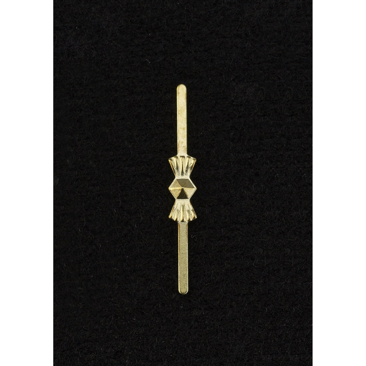 Elegant Gold Bow Tie Crystal Connector 25mm
