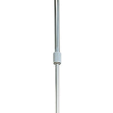 Alfa Telescopic Convertible 6-Light Fixture with Clear Crystal Accents in Polished Chrome
