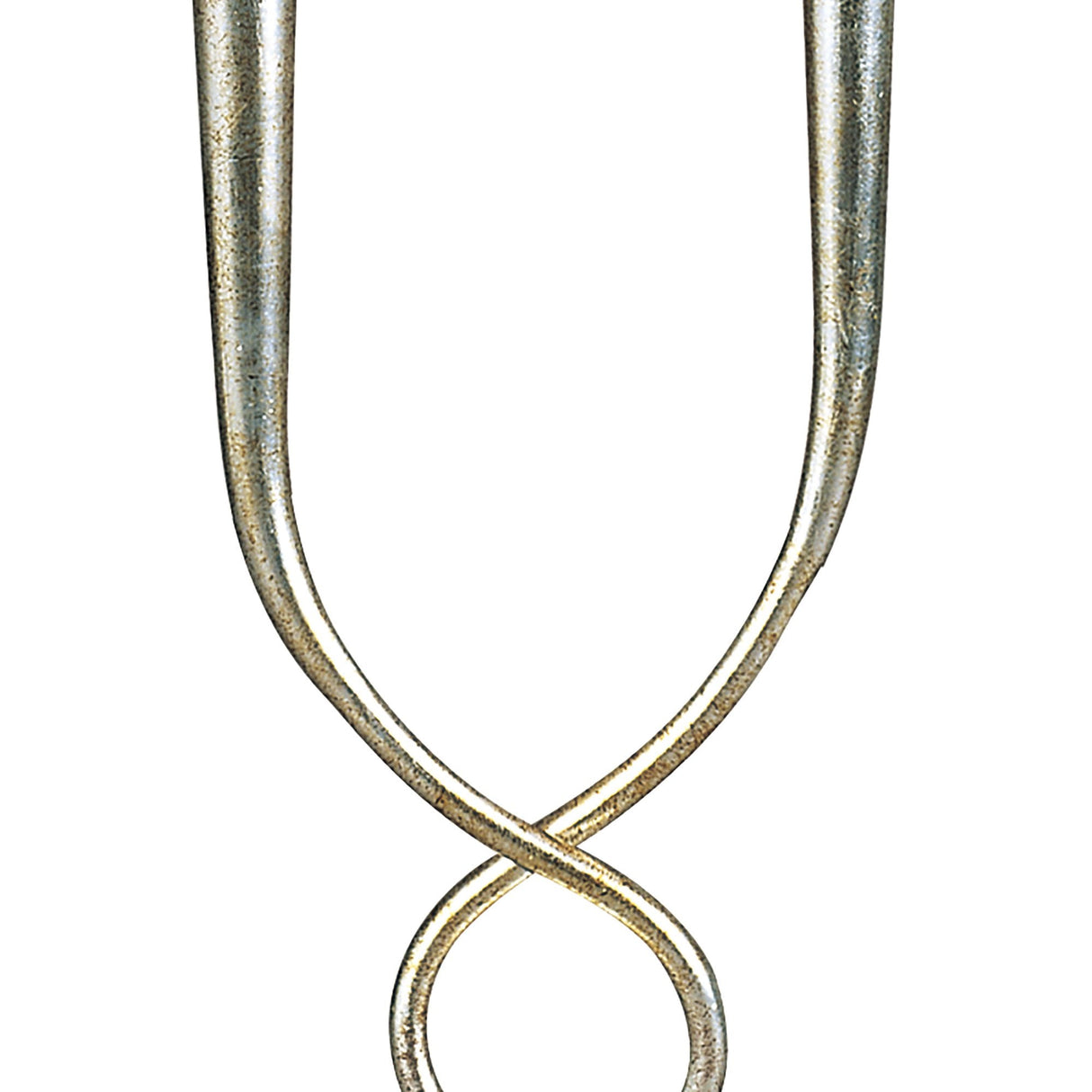 Paola Dual Light Table Lamp in Silver with Cream Conical Shades