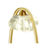 Alfa 1-Light Table Lamp with G9, Elegant French Gold Finish