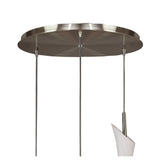 Elegant Trio Pendant Light in Satin Nickel - Zack Collection