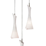 Elegant Trio Pendant Light in Satin Nickel - Zack Collection