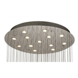 Colorado Large Crystal Sphere Pendant Light - 13 Lights, Polished Chrome