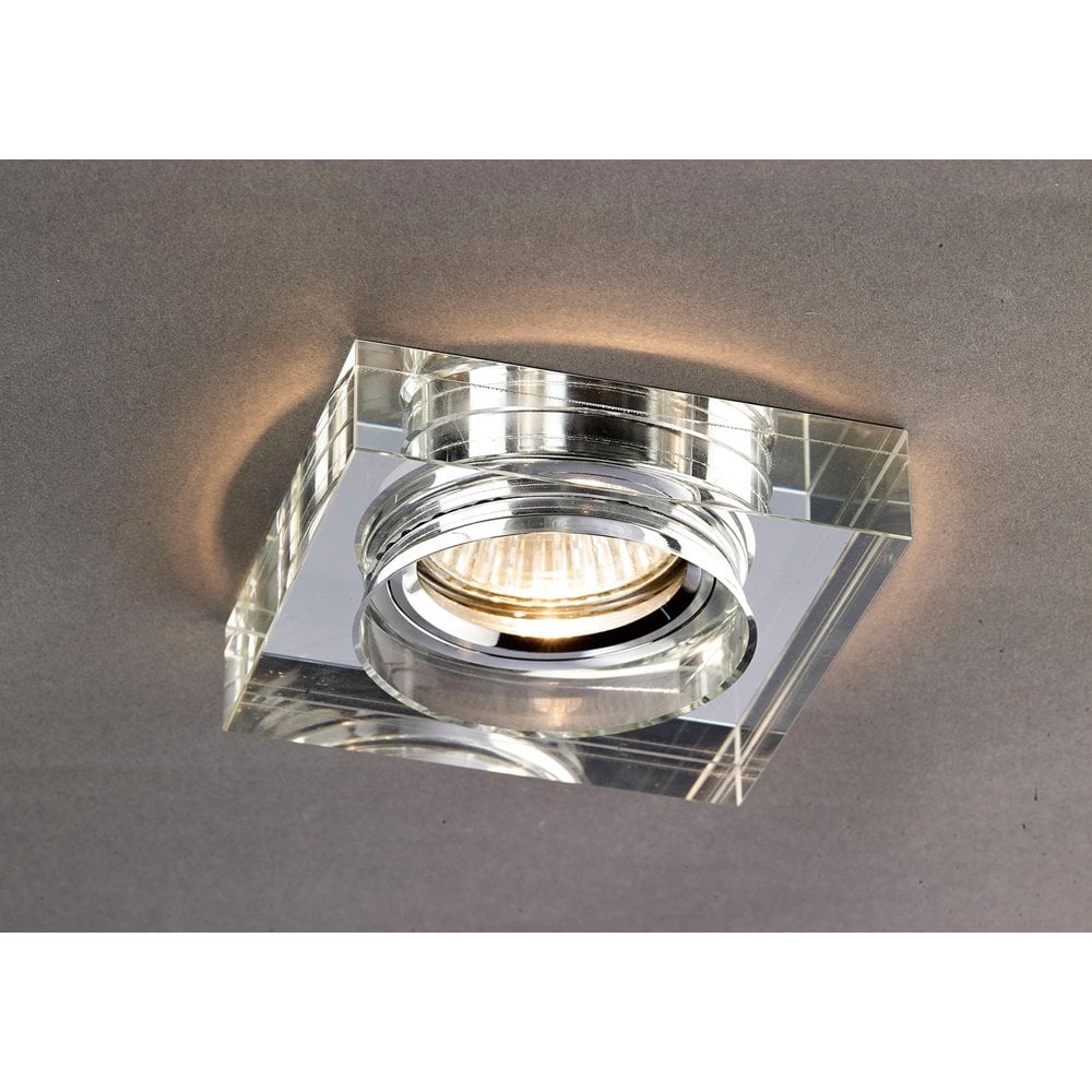 Clear Crystal Deep Square Rim for Downlight - IL30800 Compatibility Needed