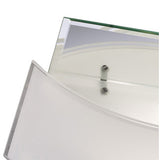Vito Dual Light Modern Chrome and Frosted Glass Ceiling Fixture