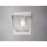Charis Crystal Elegance Wall Lamp in Polished Chrome and Glass