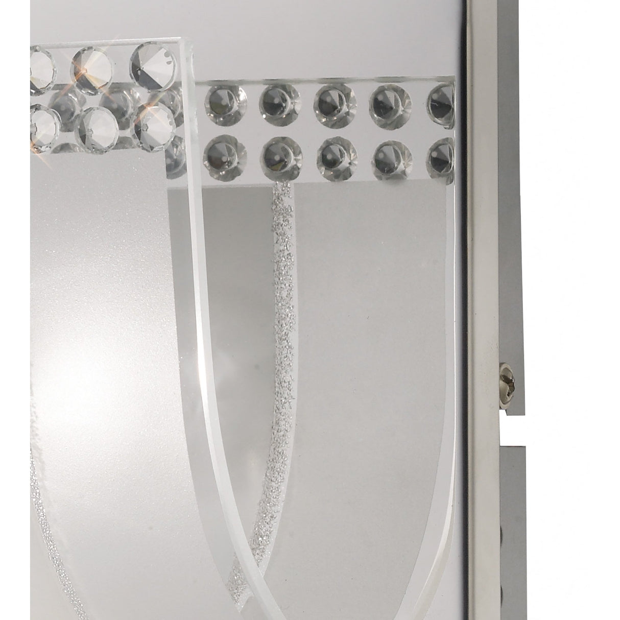 Charis Crystal Elegance Wall Lamp in Polished Chrome and Glass