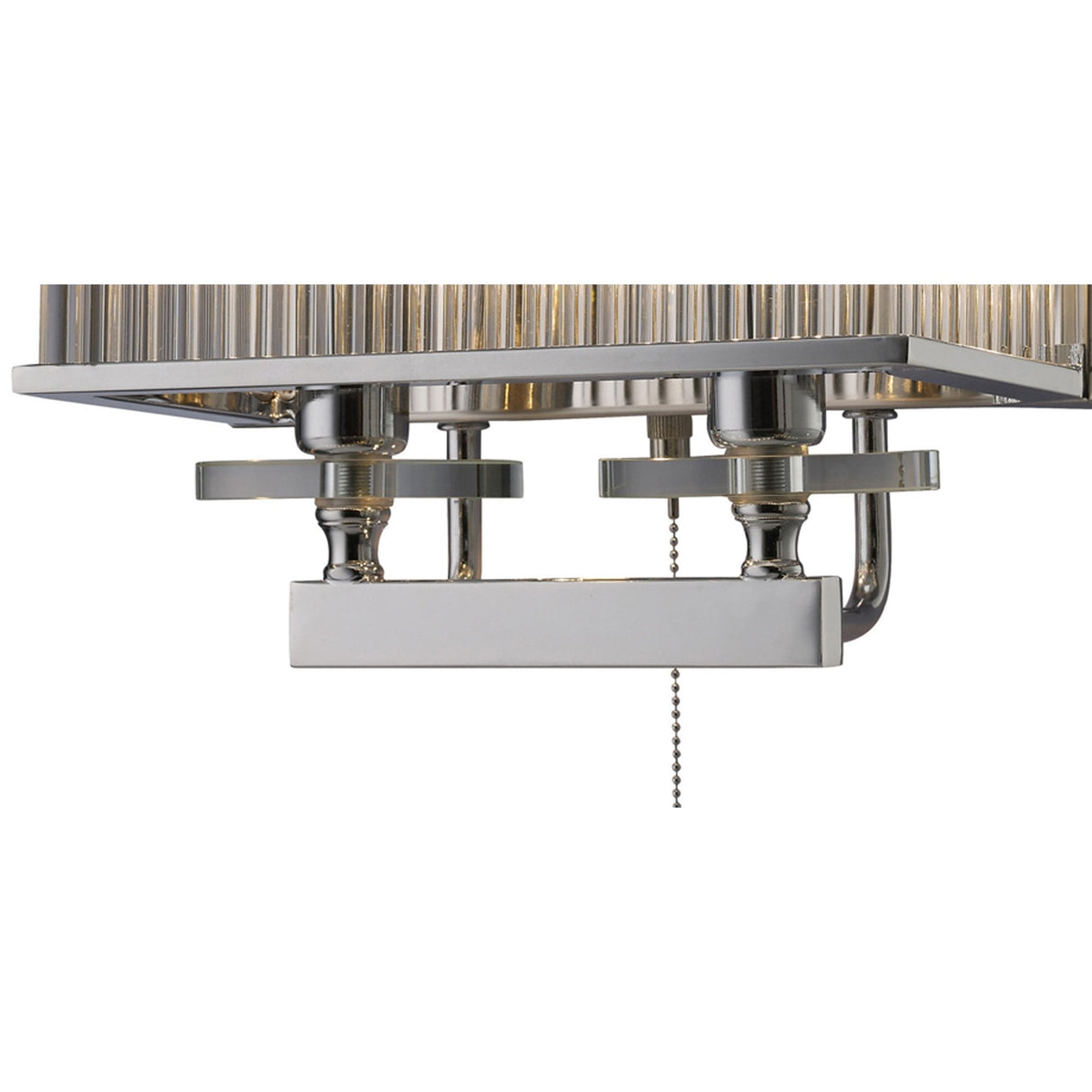 Vanessa Dual Light Crystal Wall Lamp with Polished Chrome Finish