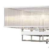 Vanessa 8-Light Square Pendant in Polished Chrome and Crystal