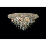 Stunning Alexandra 3-Light Crystal Wall Lamp in Polished Chrome