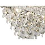 Stunning Alexandra 3-Light Crystal Wall Lamp in Polished Chrome