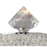Alexandra Crystal Chandelier Table Lamp - 5 Light with Polished Chrome Finish