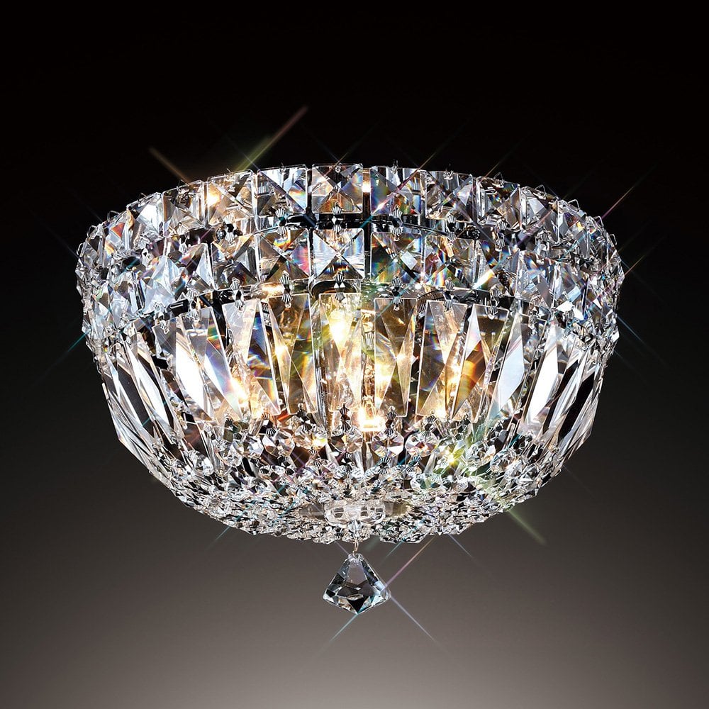 Georgina 4-Light Crystal Elegance Ceiling Fixture