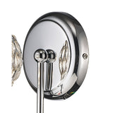 Chelsie Single Light Wall Sconce with Polished Chrome and Clear Glass