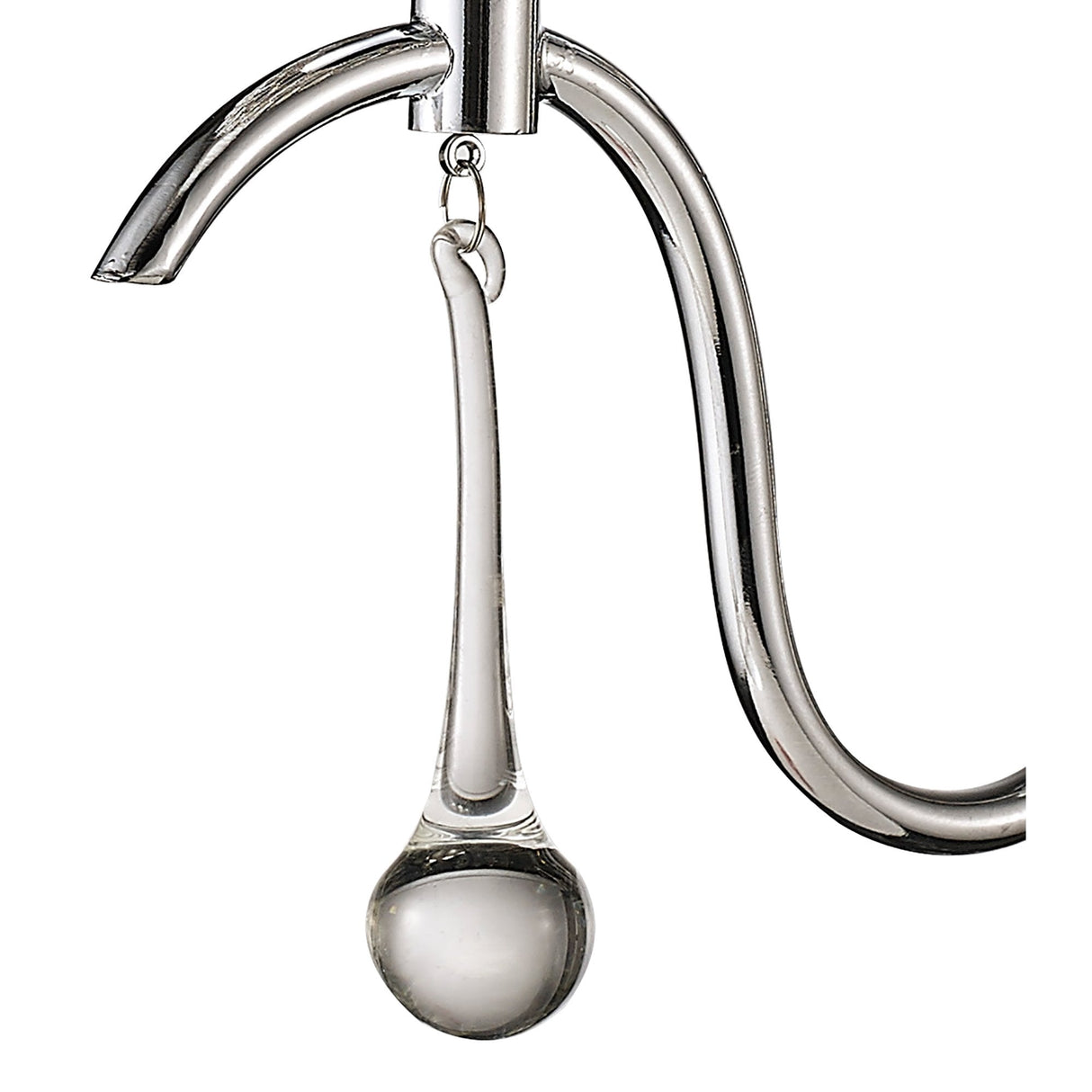Chelsie Single Light Wall Sconce with Polished Chrome and Clear Glass