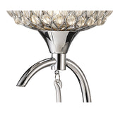 Chelsie Single Light Wall Sconce with Polished Chrome and Clear Glass