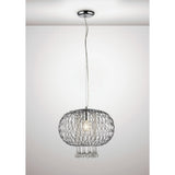 Chelsie Pendant Light - 1 Lamp, Polished Chrome with Clear Glass Shade
