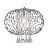 Chelsie Pendant Light - 1 Lamp, Polished Chrome with Clear Glass Shade