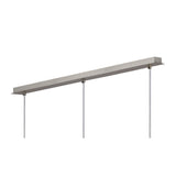 Andrea Pendant Light Trio, Satin Gold with Clear Crystal Accent