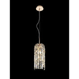 Maddison Pendant Light with Dual G9 Rose Gold & Crystal Design