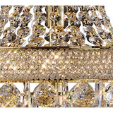 Alexandra 8-Light Crystal Floor Lamp in French Gold Finish