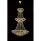 Alexandra 3-Tier French Gold Crystal Chandelier, 29 Lights