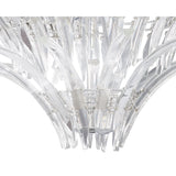 Sinclair 12-Light Crystal Prism Chandelier in Polished Chrome