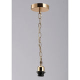 Kudo Elegant Pendant Light Kit in French Gold Finish