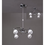 Fragma Convertible 4-Light G9 Fixture in Polished Chrome