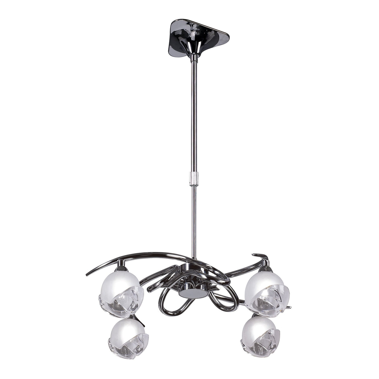 Fragma Convertible 4-Light G9 Fixture in Polished Chrome