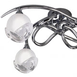 Fragma Artistic 4-Light Ceiling Fixture in Polished Chrome