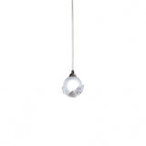 Fragma Pendant Light in Polished Chrome with Artistic Sphere Shade