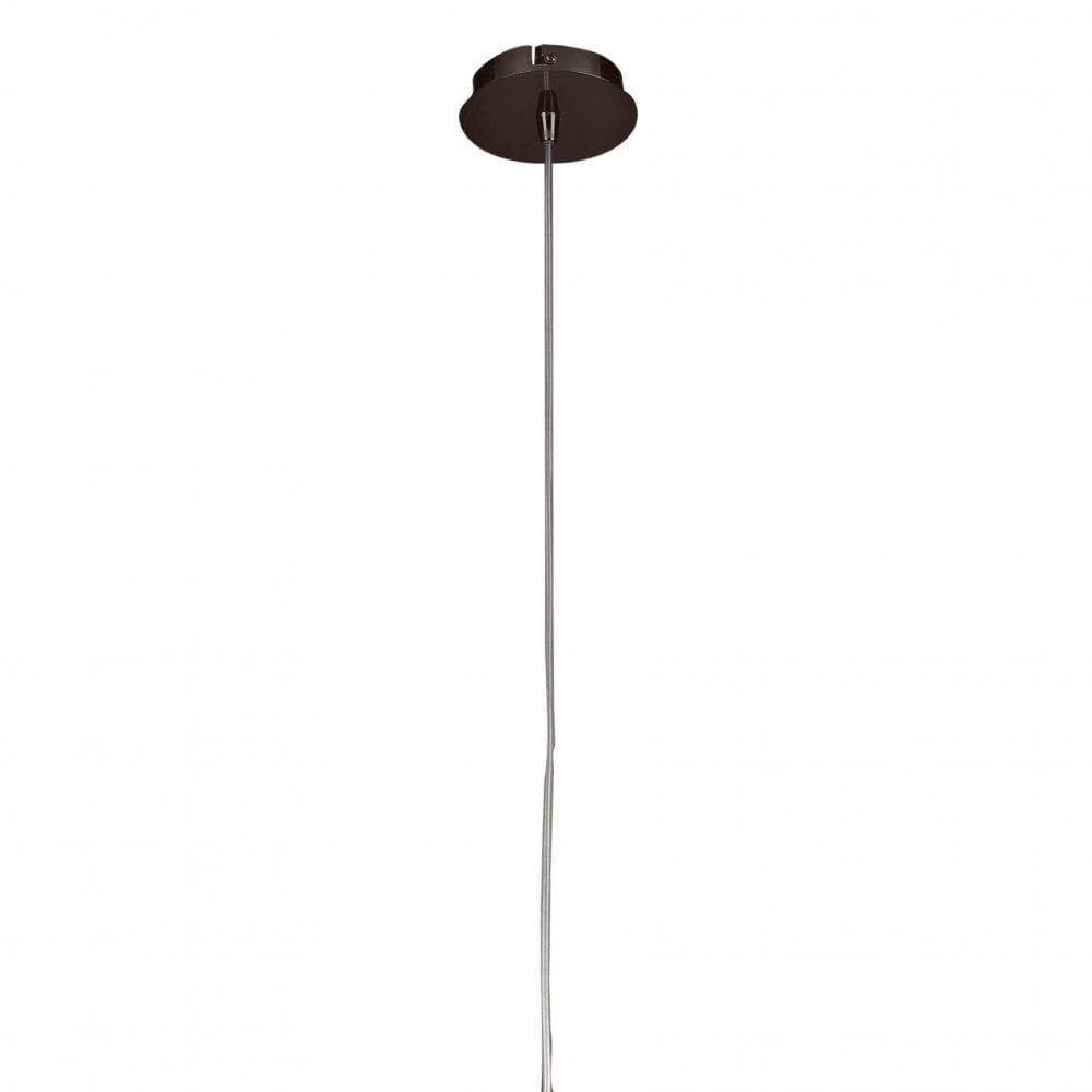 Fragma Luminary Pendant Light in Black Chrome, by Santiago Sevillano Sebastia