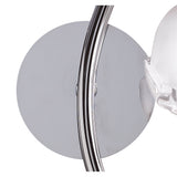 Fragma Right-Side Switched Wall Lamp in Polished Chrome with G9 Socket