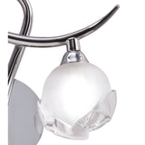 Fragma Right-Side Switched Wall Lamp in Polished Chrome with G9 Socket