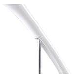 Contemporary Pop Table Lamp with Gloss White and Polished Chrome Finish