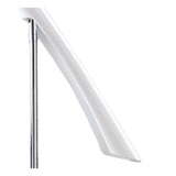 Contemporary Pop Table Lamp with Gloss White and Polished Chrome Finish