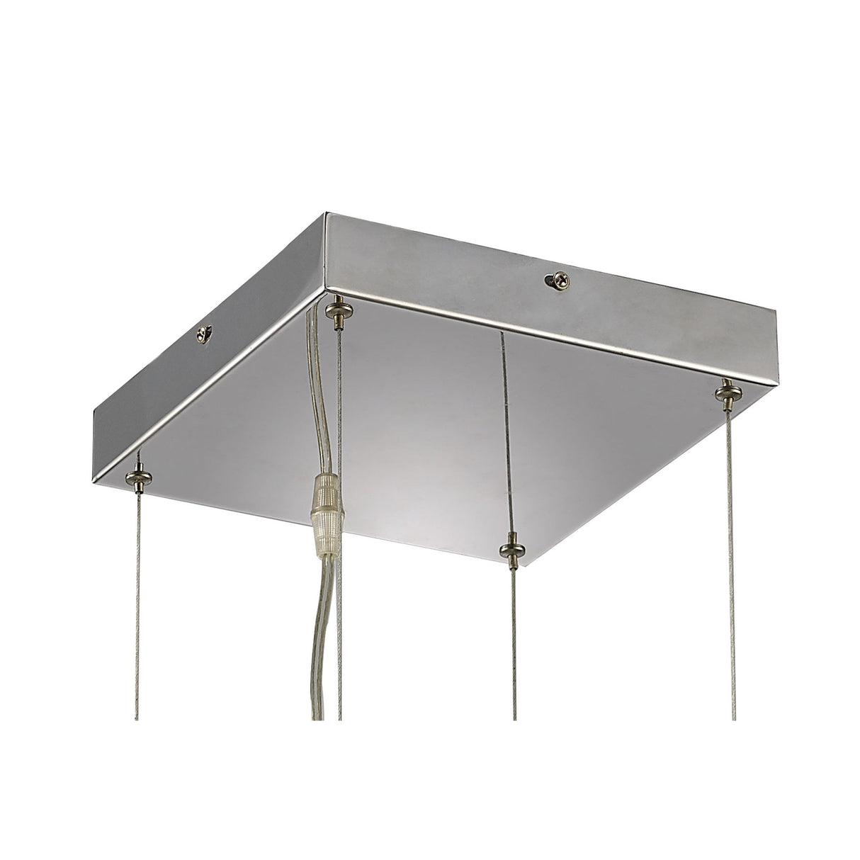 Amelia Radiant Pendant Light - 44W LED in Sleek Chrome & Crystal Design