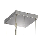 Amelia Radiant Pendant Light - 44W LED in Sleek Chrome & Crystal Design