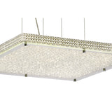 Amelia Radiant Pendant Light - 44W LED in Sleek Chrome & Crystal Design