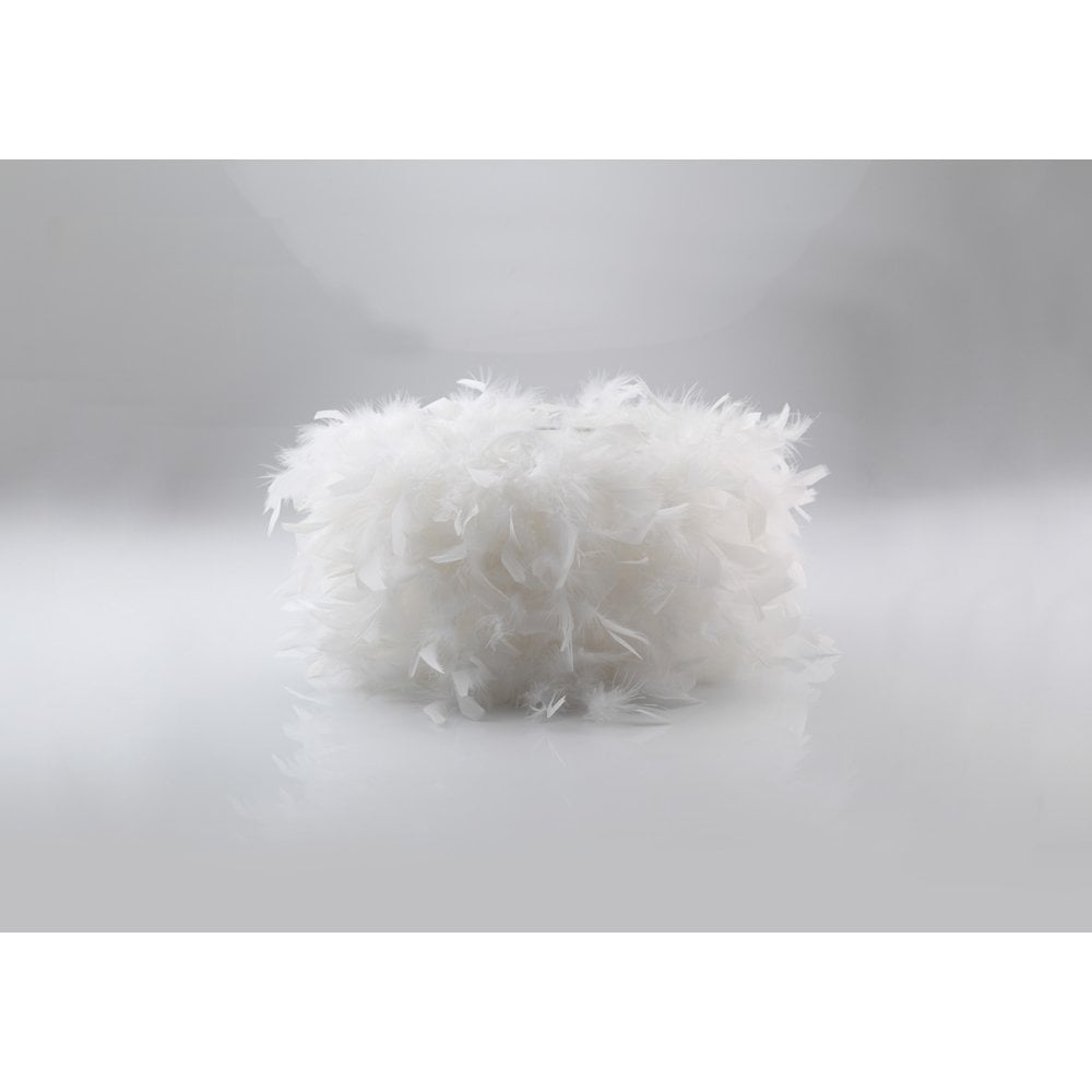 Arqus Elegant White Feather Shade 250mm x 180mm