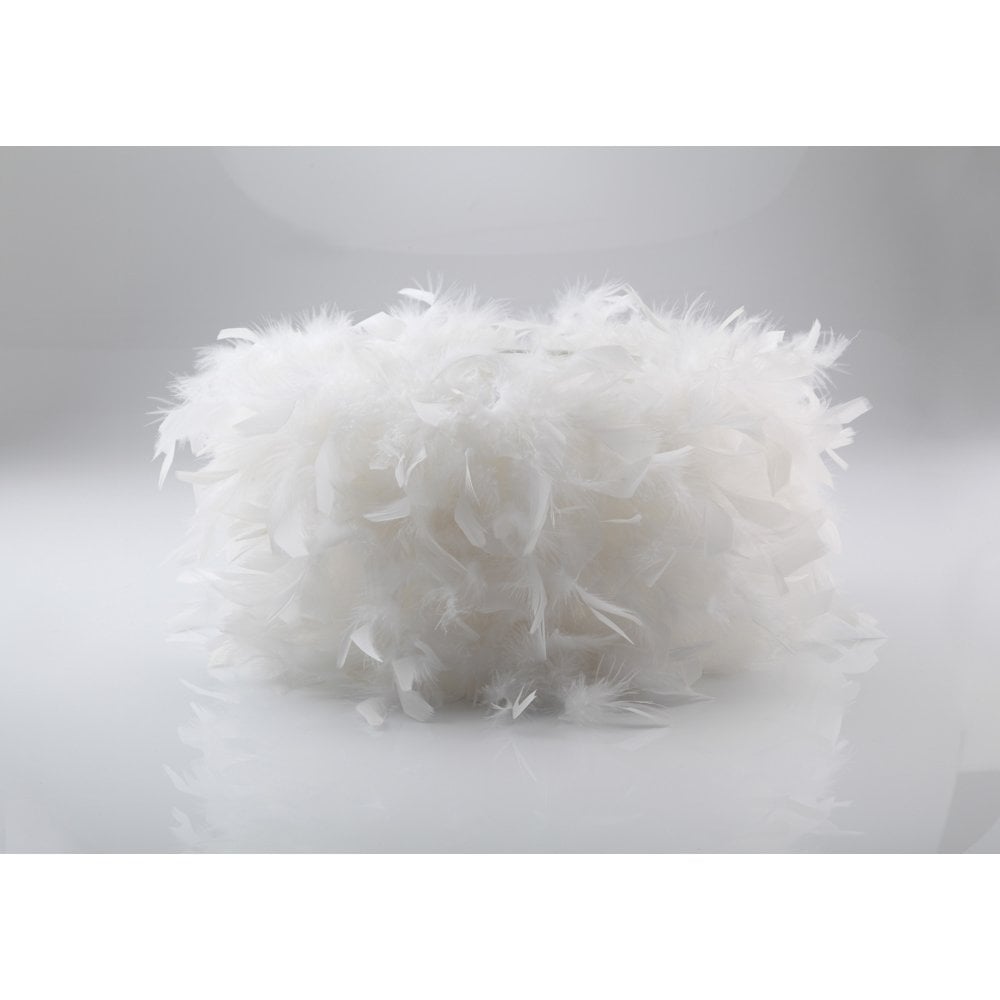Arqus Feather Elegance White Shade 410mm x 200mm